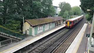 Trains at Moulsecoomb Station