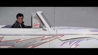 Grease 1978 - Thunder Road - Car Race Scene with Danny Zuko (John Travolta)