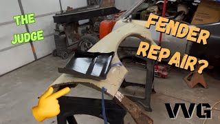 Fender rust repair VS scrapping the panel