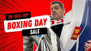 Boxing Day Sale for Goalies