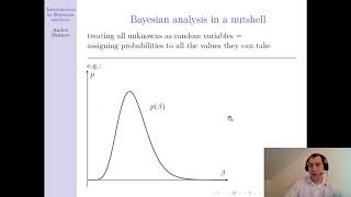 Bayesian analysis in a nutshell