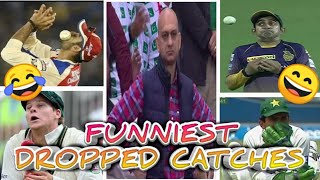 TOP 6 FUNNIEST DROPPED CATCHES 😄😂
