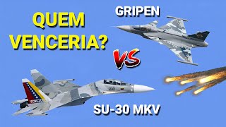 Gripen (Brasil) X SU-30 (Venezuela): Quem venceria?