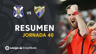 Resumen de CD Tenerife vs Málaga CF (0-2)