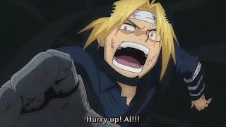 Full Metal Alchemist Brotherhood: Ed finds Al's Body