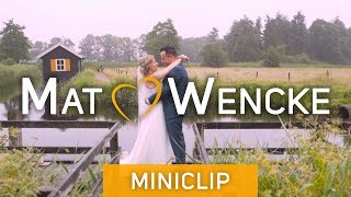 Genieten bij Landgoed de Uitkijk voor Mat \u0026 Wencke | Trouwfilm miniclip