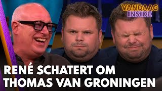 René schatert om Thomas van Groningen bij Op1: 'Hij is voor de uitzending in z'n reet geneukt!'