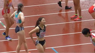 大会新記録更新！U20女子400mH  日本選手権陸上2024