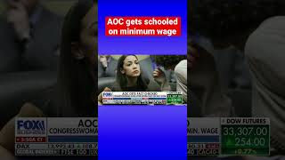 AOC gets Twitter fact checked over minimum wage raise #shorts