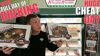 IIFYM Full Day of Eating! Krispy Kremes & Pizza Cheat Day