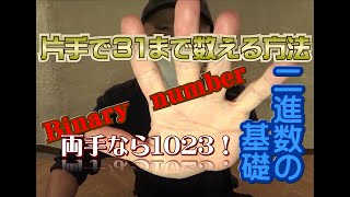 誰でも出来る！片手で31まで数える方法（両手なら1023）