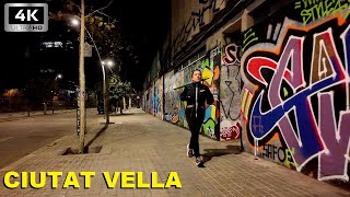 BARCELONA The Loneliest and Most Dangerous Street to Walk - CIUTAT VELLA 2025 [4K, 60 fps]