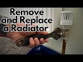 How to Remove and Replace a Radiator For Decorating - No Draining Required!