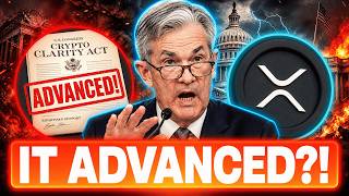 XRP CLARITY ACT SHOCKER! IT JUST ADVANCED!!! IS IT DONE!?!