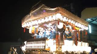 2022鬼石夏祭り「本町区山車格納」