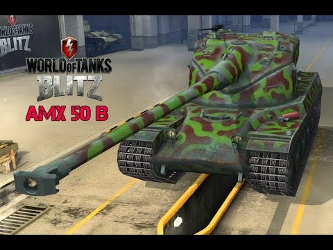 AMX 50 B - World Of Tanks Blitz - YouTube