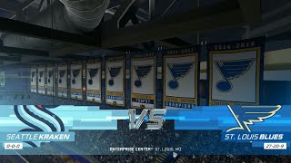 NHL 22 - Seattle Kraken @ St. Louis Blues (1/13/2022)