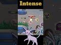 Espeon Intense battle vs 3 Pokemon unite #shorts #ytshortsindia