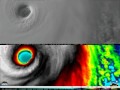 mesovortices en el ojo de nepartak himawari