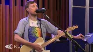 Django Django performing "Waveforms/Drumforms" Live on KCRW