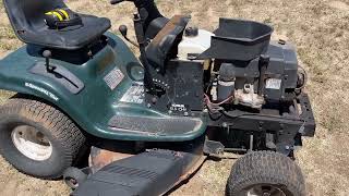 Reviving a Free Craftsman LT1000 Riding Mower