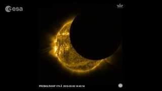 Two solar eclipses for Proba 2 #Esa