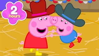 Peppa and George Become Cowboys! 🐴 | Peppa Pig Official Full Episodes