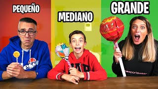 RETO COMIDA GRANDE VS MEDIANA VS PEQUEÑA