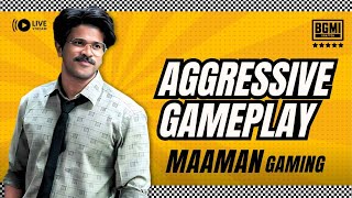 [മലയാളം] BGMI CHALLENGE 50 KILLS+DINNER | MAAMAN GAMING | FACE CAM LIVE #bgmi #bgmilive