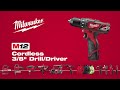 milwaukee 2407 20 m12 3 8