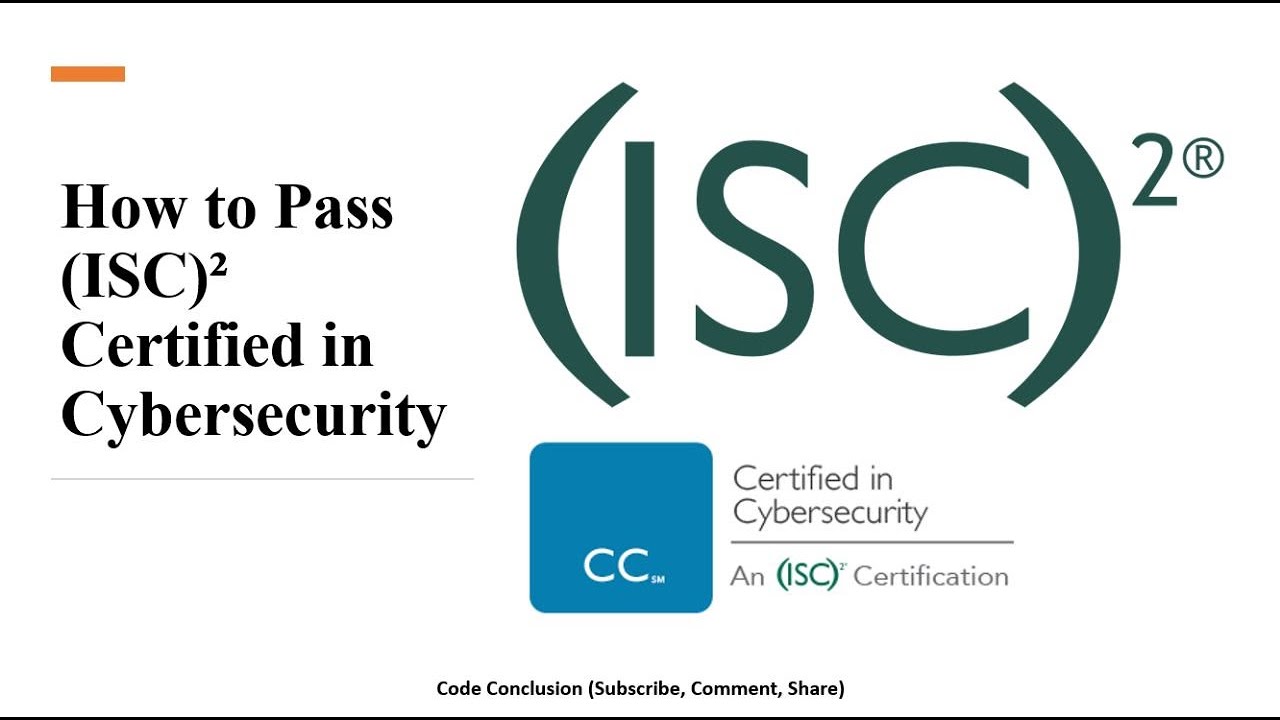 How To Pass ISC2 Certified In Cybersecurity CC || Entry Level Cyber ...