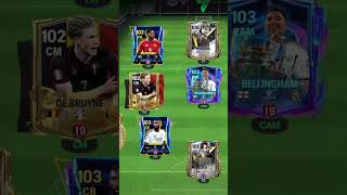 My 104 OVR FC MOBILE LINEUP!🥵✅ #fcmobile #shorts #fyp