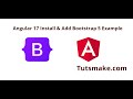 Angular 17 Install & Add Bootstrap 5 Example