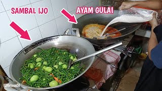 MASAKAN PADANG||kesibukan  kita di hari jum'at di dapur rumah makan padang