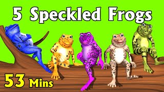 Five little Speckled Frogs Plus More Kids' Songs - 3D English Nursery Rhymes for Children