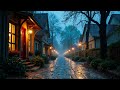 mellow rain jazz 🌧️ fall asleep peacefully 😴 cozy night street vibes