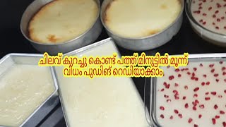 പെട്ടൊന്ന് റെഡിയാക്കാൻ പറ്റുന്നത്/Pudding tips/video-541