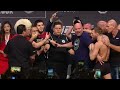 Conor McGregor vs Khabib Nurmagomedov weigh-in Conor kicks out, Drake rocks Irish flag  UFC 229