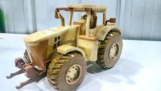 How to make John Deere 8400R Wooden Toy / DIY