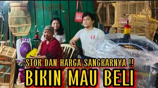 STOK DAN HARGANYA ! BIKIN MAU BELI !! UPDATE HARGA SANGKAR TERBARU DI PASAR BURUNG PRAMUKA