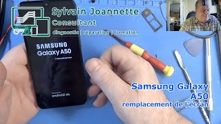 Samsung Galaxy A50 - remplacement de l'écran | Sylvain Joannette Consultant