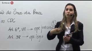 Inversão do Ônus da Prova - Prof.ª Luciana Diniz