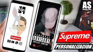 Mira la Mejor Personalización EXTREMA SUPREME Para Cualquier Celular | BAD BUNNY