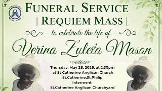 Live Stream of Funeral Service for Verina Mason