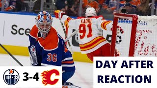 Edmonton Oilers Vs. Calgary Flames | The Day After Reaction 2.0