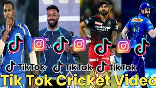 Cricket tik tok video 2023 🎉 || IPL tik tok video 🥵 || Instagram cricket reels 🏏 || tik tok video