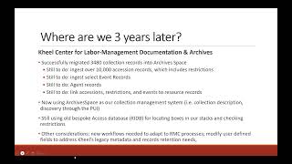 Three’s Company (3 years later): navigating a shared ArchivesSpace instance