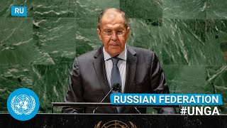 (Русский) 🇷🇺 Russia - Minister Addresses United Nations General Debate, 76th Session | #UNGA