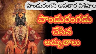 పాండురంగ స్వామి మహిమలు ..పండరి నాధుని కథలు..|| Panduranga Swami miracle storys in Telugu||