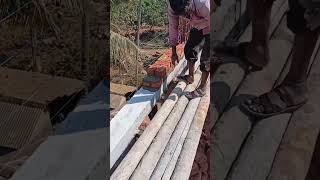 building construction process brick